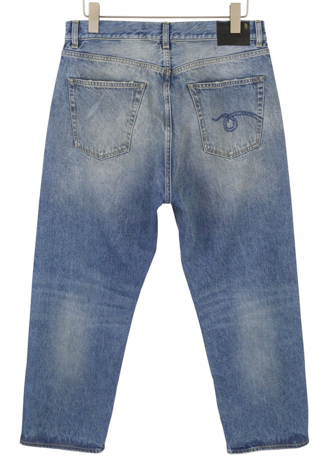 R13 CUFFED X-BF 29 Jasper Faded Blue 87197 Size 29" - 2 Thumbnail