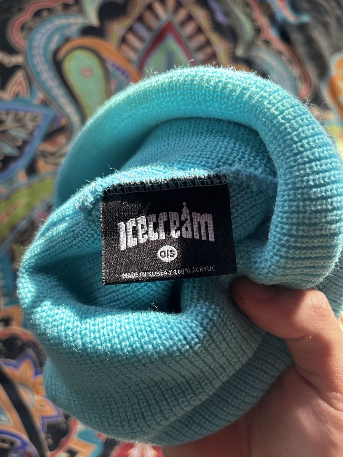 Icecream Blue Icecream Beanie Size ONE SIZE - 3 Thumbnail