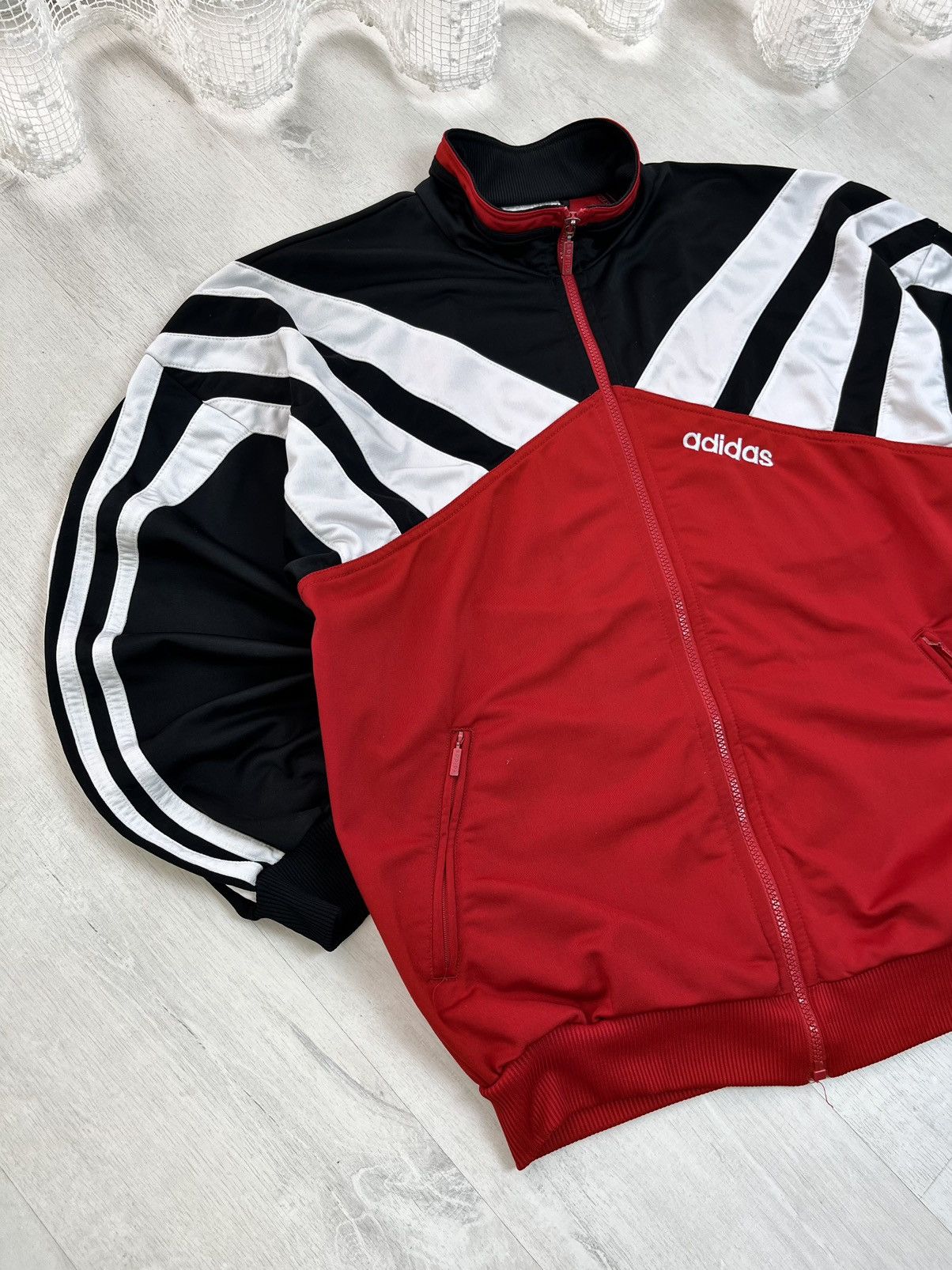 Vintage Adidas Tracksuit Jacket + Track Pants 90s Y2K