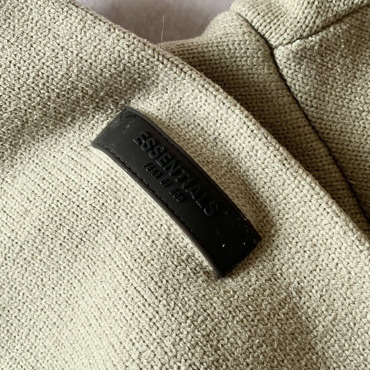Essentials Essentials Fear Of God Knit Oversize Green/Beige Hoodie Y2K Size US L / EU 52-54 / 3 - 7 Thumbnail