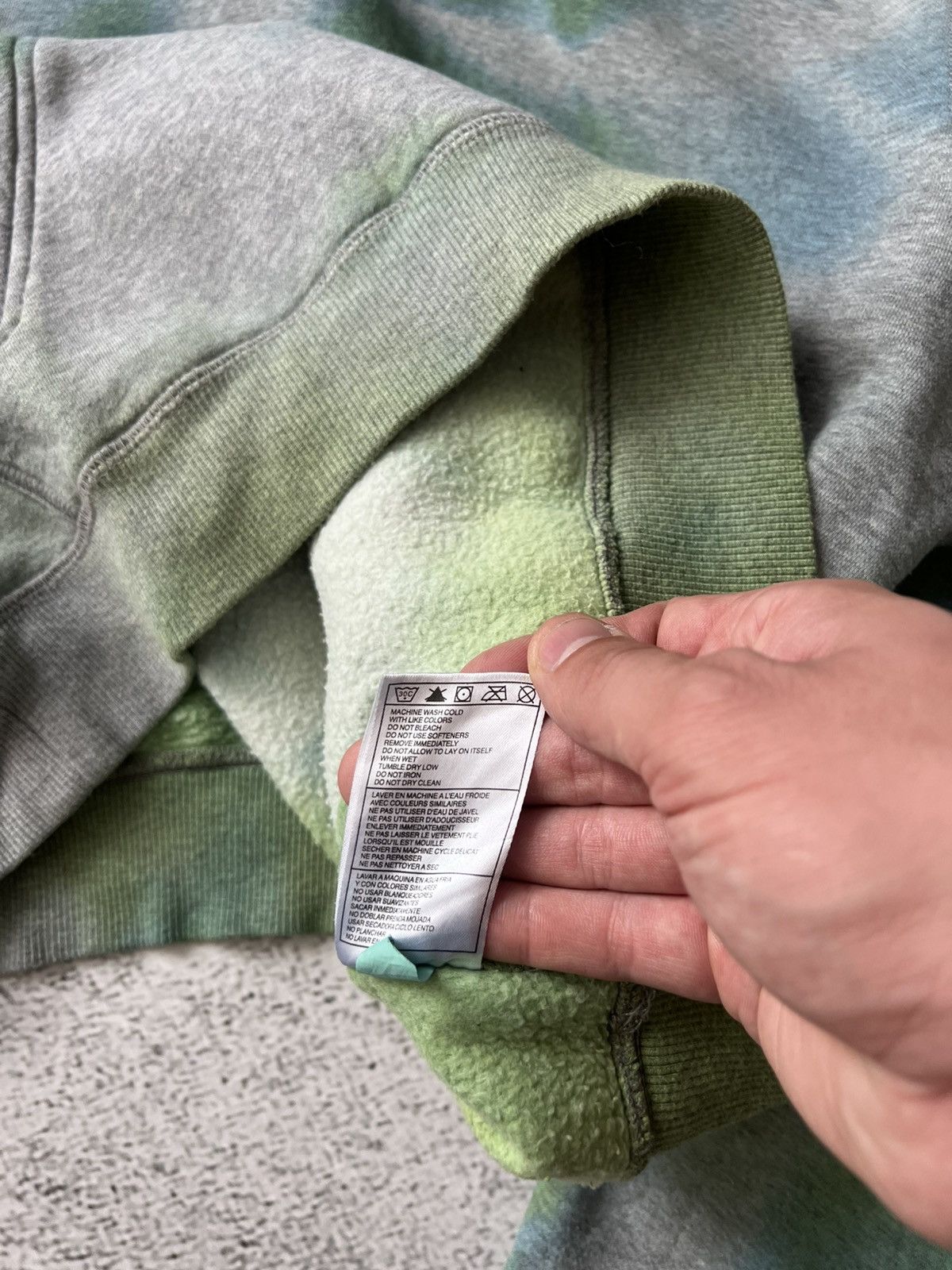 Nike Nike Vintage Tie-Dye Hoodie Green Size M Size US M / EU 48-50 / 2 - 11 Thumbnail