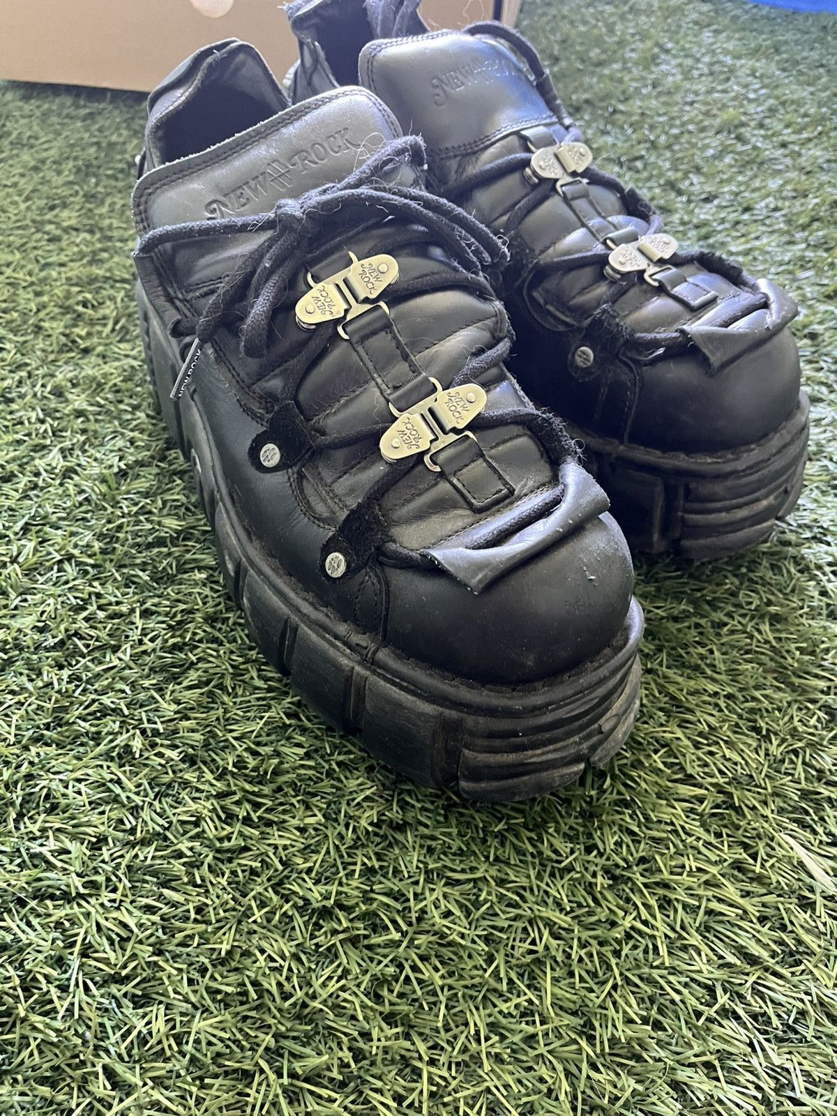 New Rock New Rock Jaded London Scythe Tower Boots | Grailed