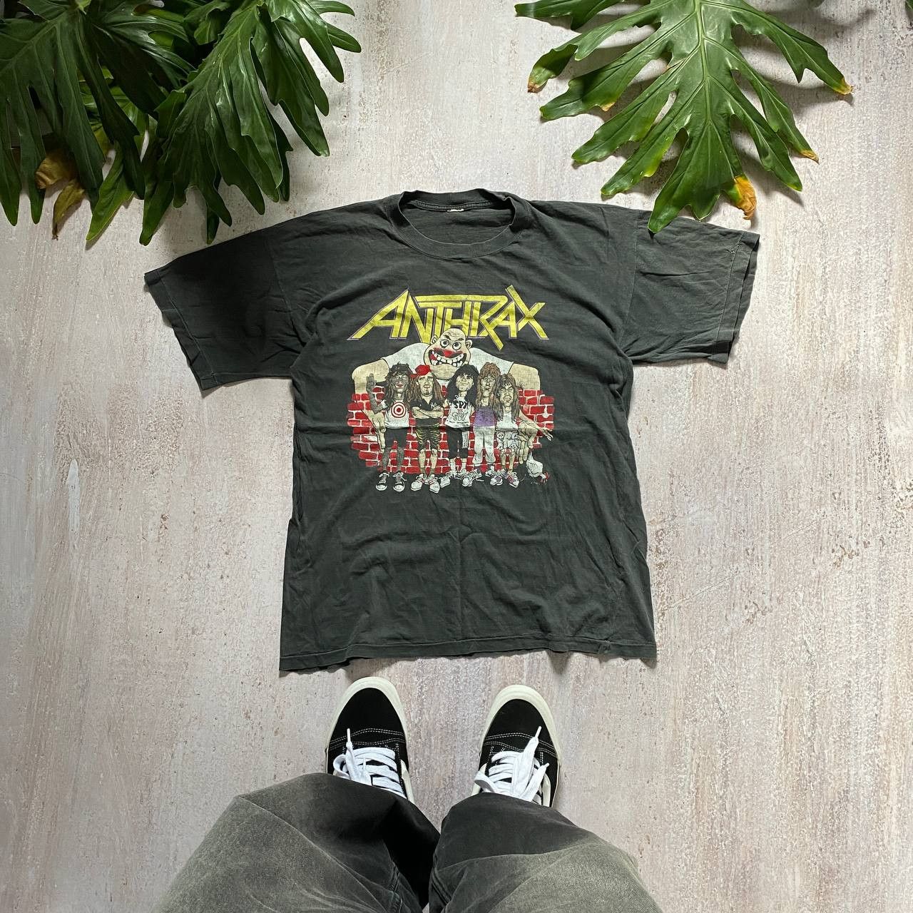 Band Tees VINTAGE 80S ANTHRAX AMAZING FADED RARE BAND T SHIRT 69 Size US M / EU 48-50 / 2 - 1 Thumbnail