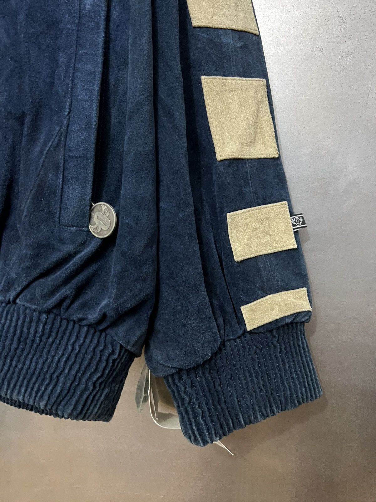 Outkast SAMPLE Outkast Suede Hooded Zip Jacket Size US XXL / EU 58 / 5 - 4 Thumbnail