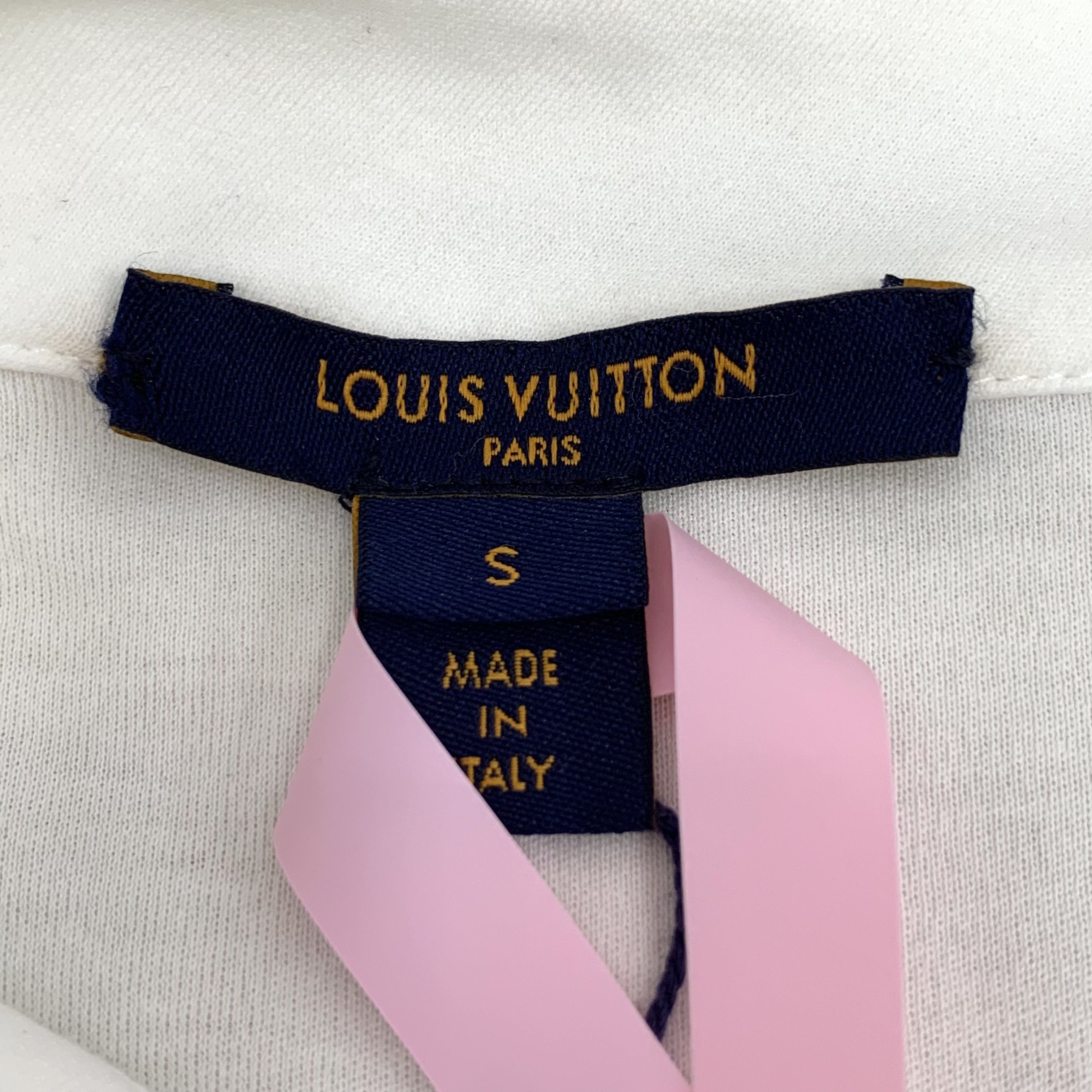 Louis Vuitton Louis Vuitton Logo Print Dress White (Size S) Size S / US 4 / IT 40 - 4 Thumbnail