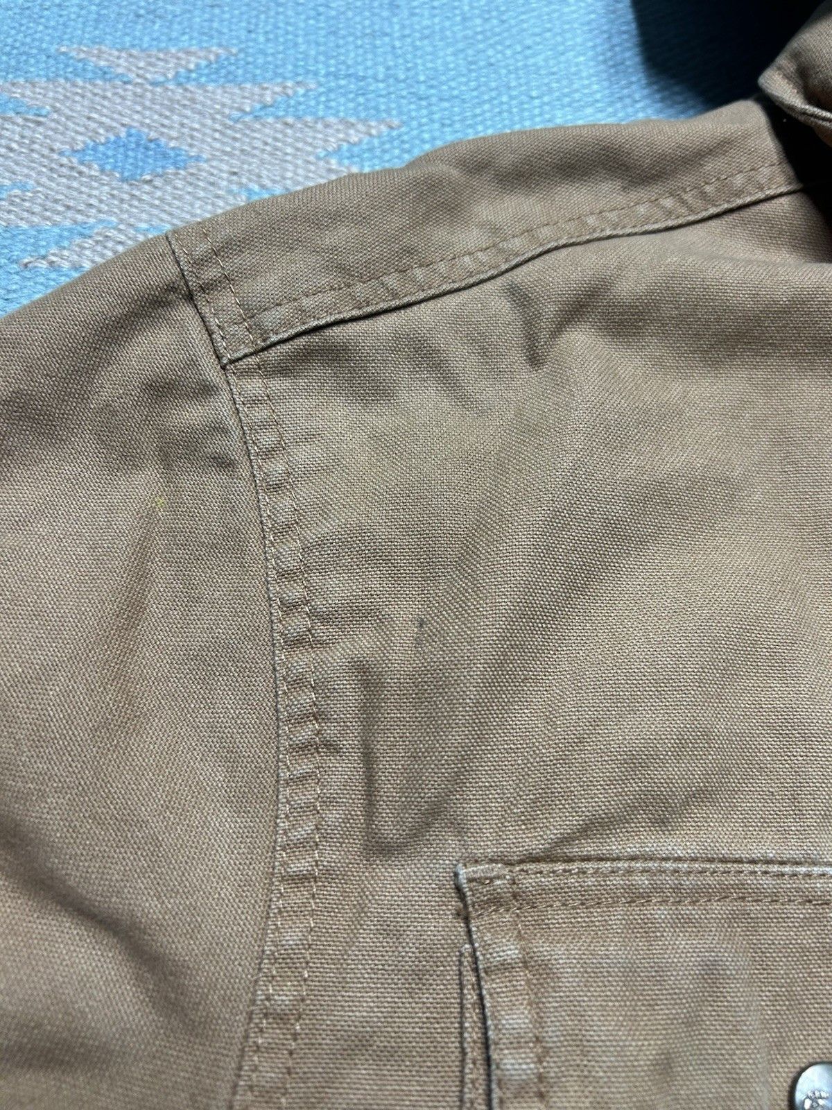 Vintage Vtg dickies hooded canvas work jacket hoodie carhartt XL Size US XL / EU 56 / 4 - 4 Thumbnail