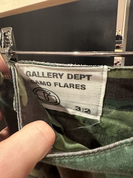 Gallery Dept. Gallery dept Camo flare cargo pants Grailed