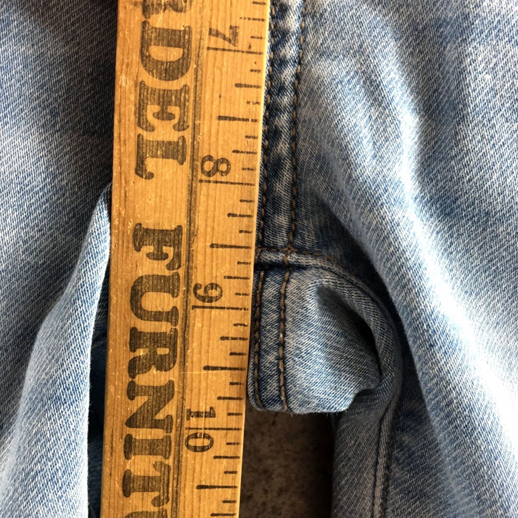 American Eagle Outfitters American Eagle Outfitters Jeans Womens 4 (Actual 30X27) Blue Denim Stretch Zip Fly Skinny 5-Pocket Design Boys? Size 27" / US 4 / IT 40 - 6 Thumbnail