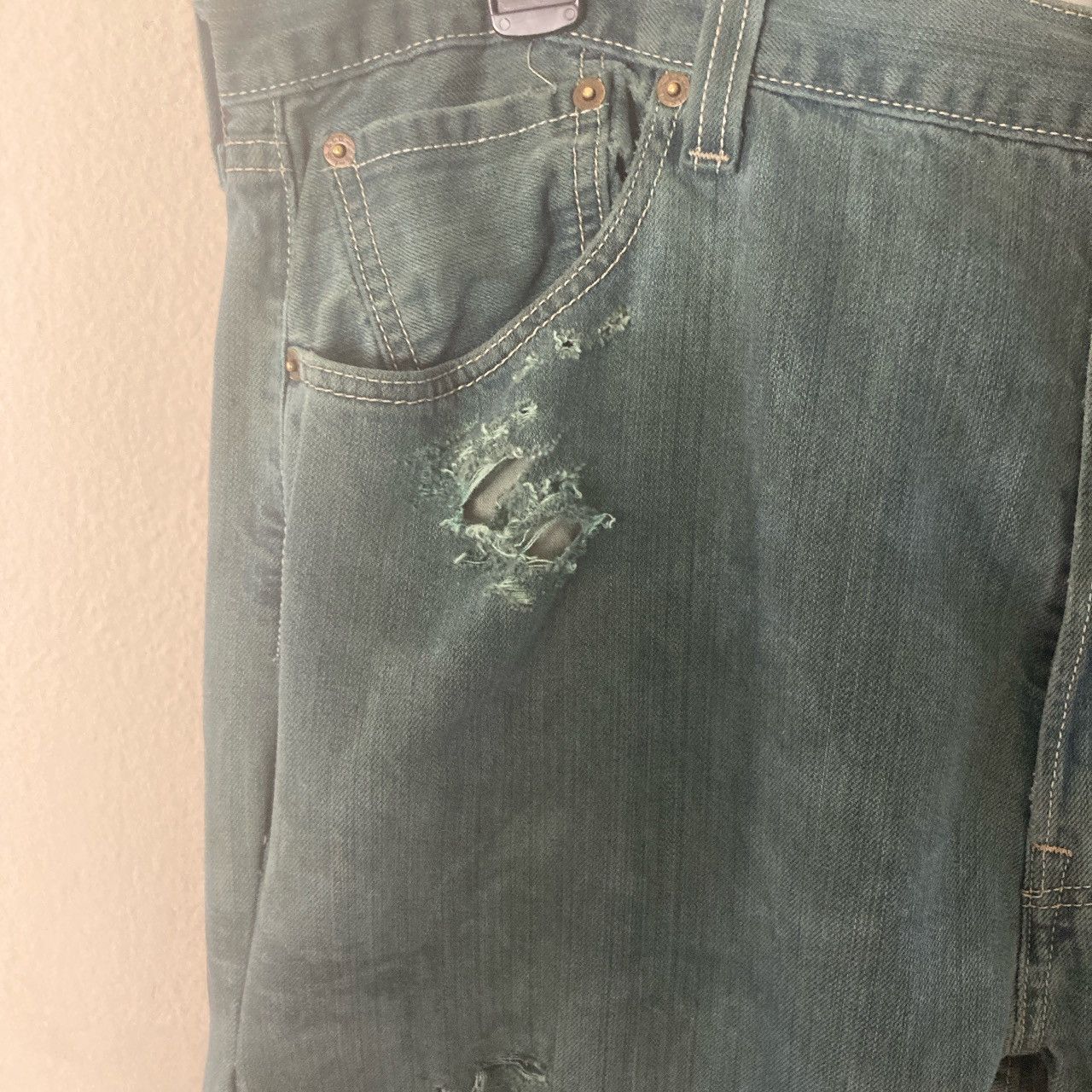Tornado Mart Distressed Moto Flares Size US 38 / EU 54 - 4 Thumbnail