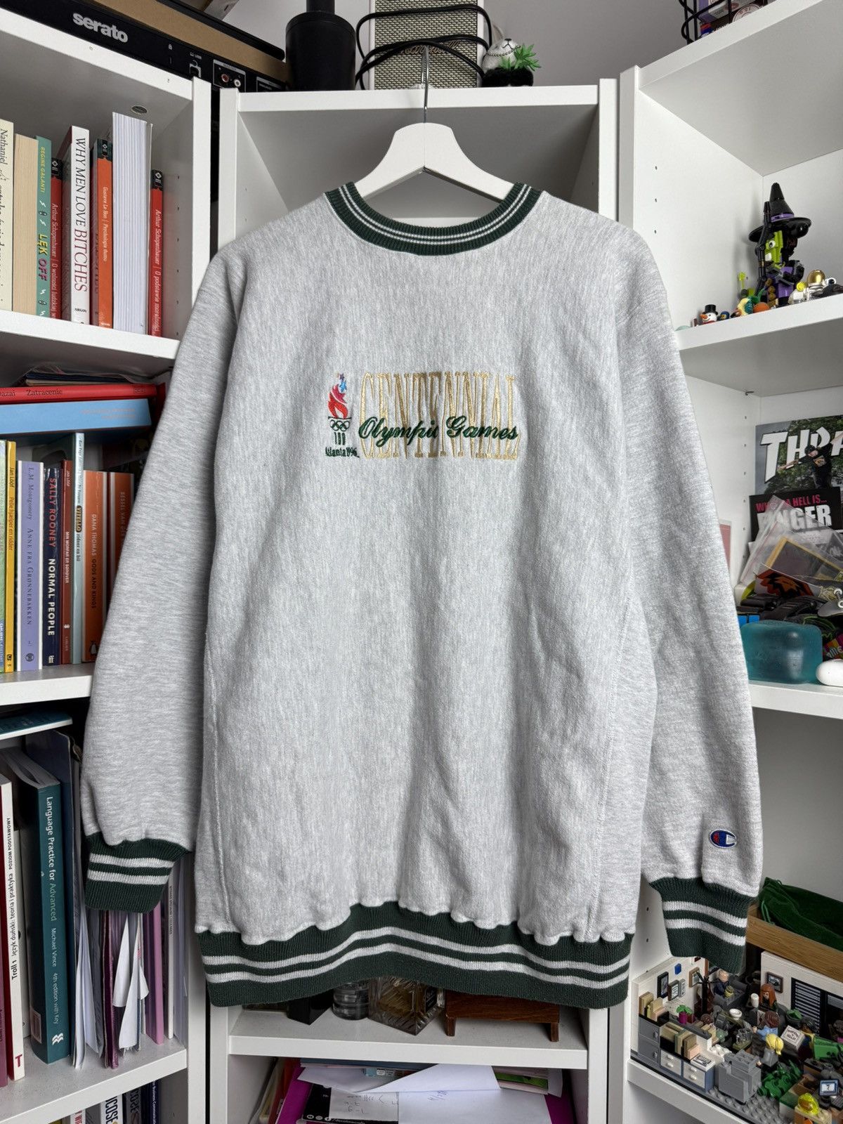 Champion × Vintage Vintage 90s Champion Reverse Weave Atlanta 1996 sweatshirt Size US XXL / EU 58 / 5 - 1 Thumbnail