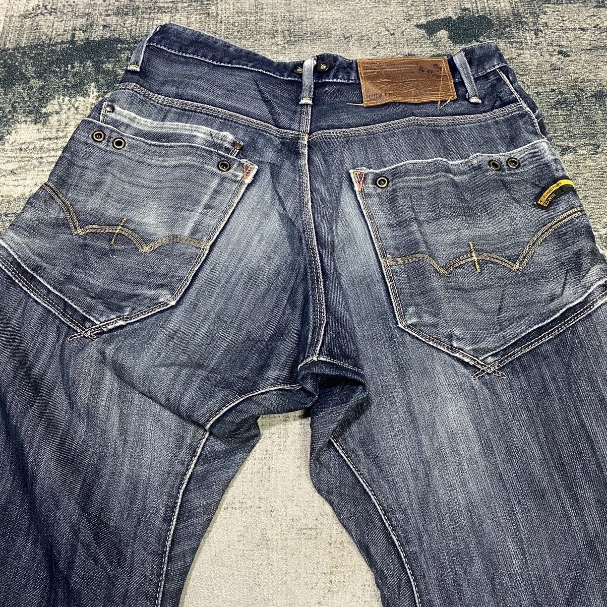 Designer × Edwin × Jean Edwin Efunction Twisted Leg Denim Jeans Size US 28 / EU 44 - 8 Thumbnail