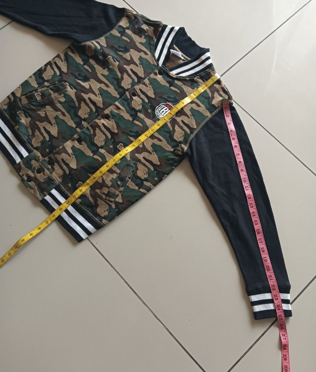 Japanese Brand VARSITY JACKET VISION STREET WEAR STYLE CAMO Size US M / EU 48-50 / 2 - 13 Thumbnail