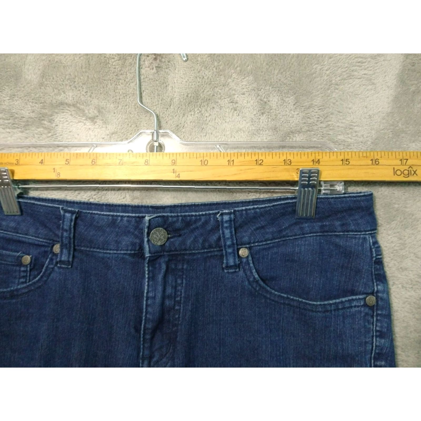 Prana prAna Jeans Womens 8/29 Blue Denim Kara Low Rise Skinny Stretch Organic Cotton Shirt Womens Jeans 8 Blue 5-Pocket Skinny Stretch Vintage No Size 30" / US 8 / IT 44 - 3 Thumbnail
