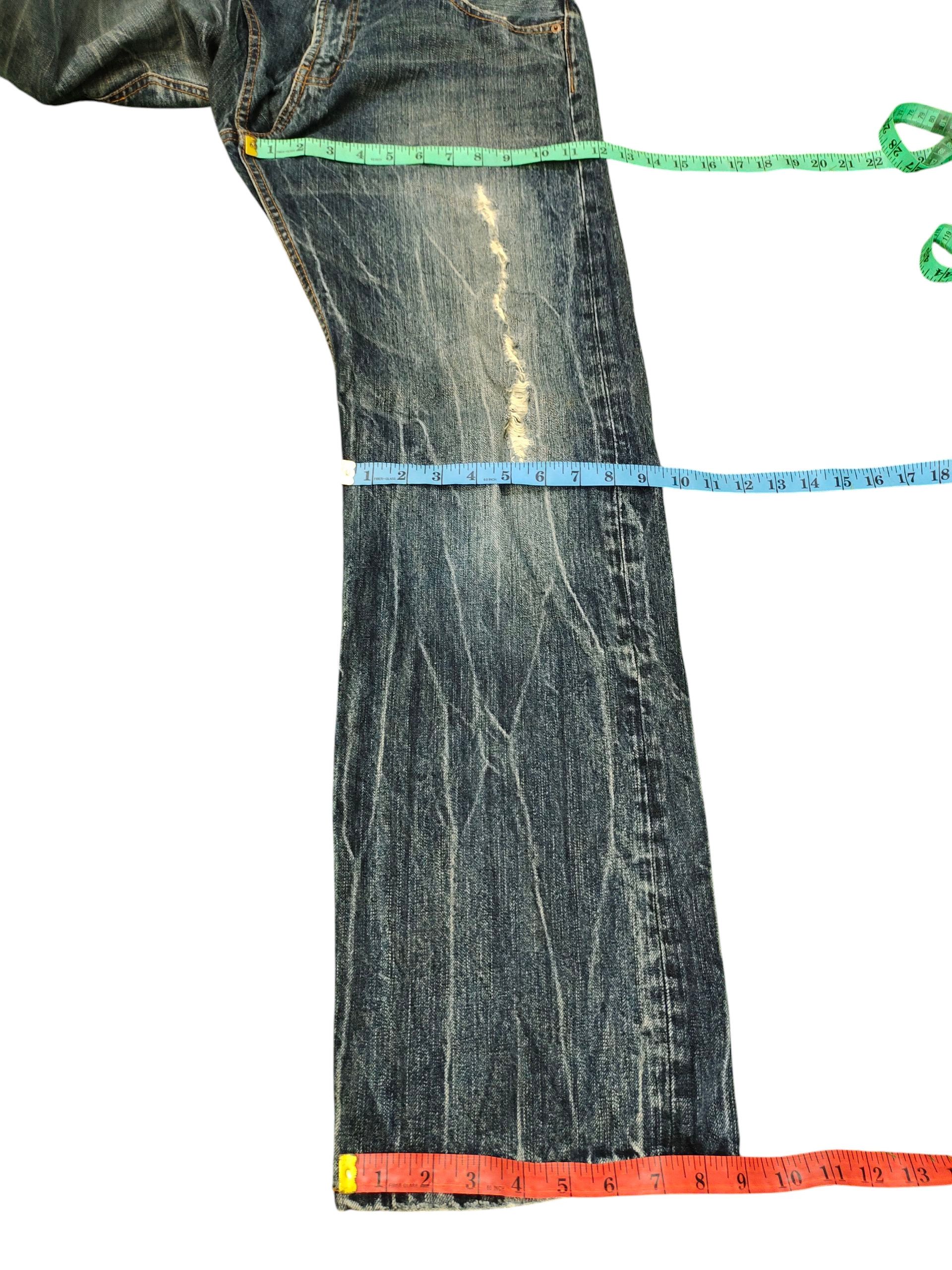 Kapital Vintage Japanese Brand Distress Denim Jeans Ppfm Undercover Size US 34 / EU 50 - 17 Thumbnail