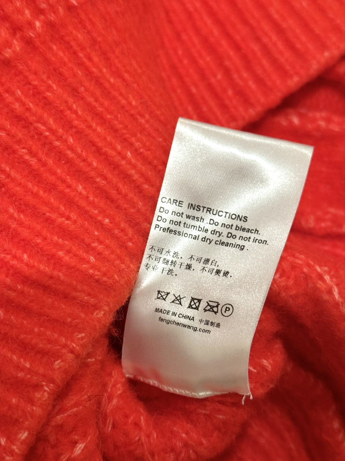Feng Chen Wang orange wool cardigan Feng chen wang S unisex Size S / US 4 / IT 40 - 4 Thumbnail