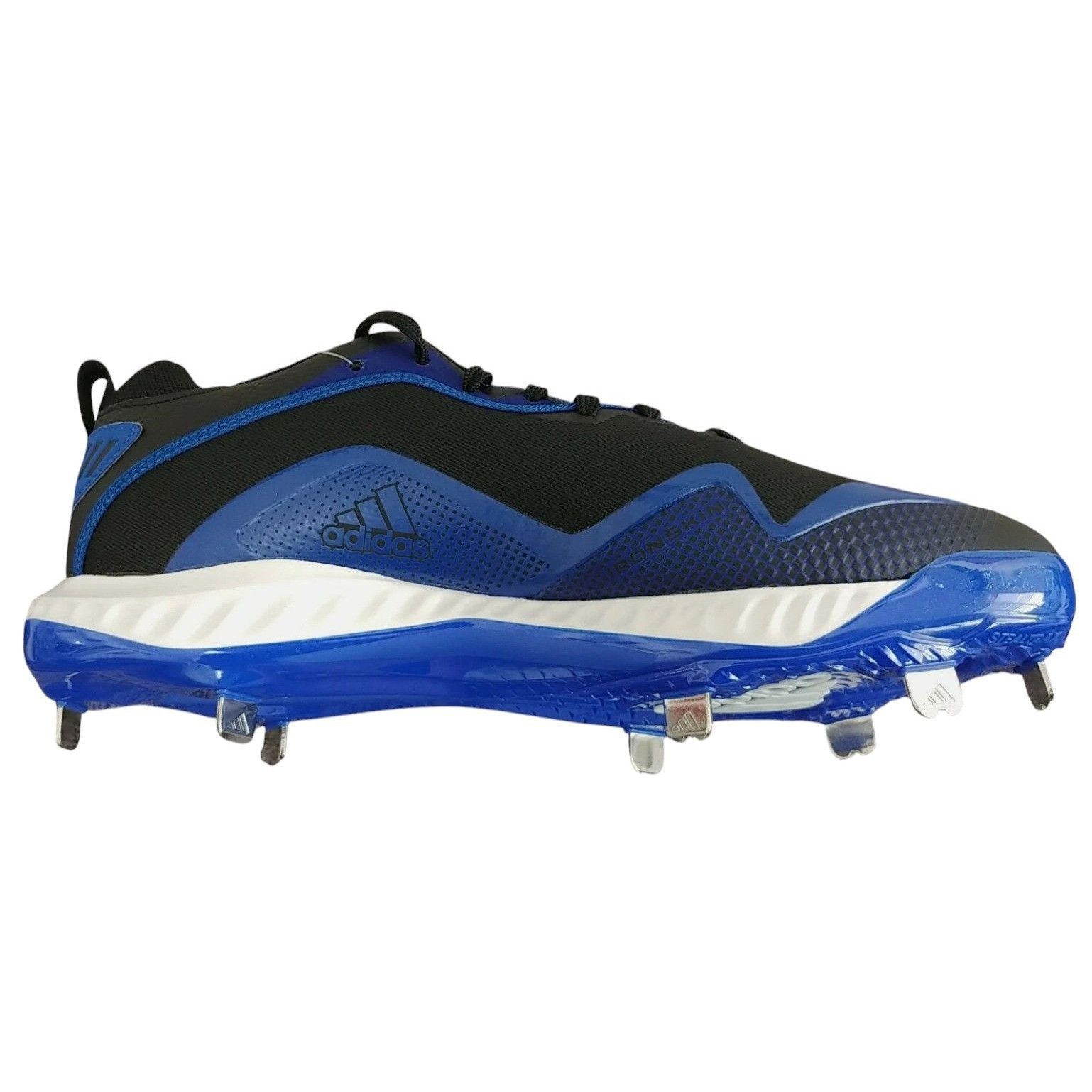 Adidas Adidas Icon 6 Bounce Metal Baseball Cleats FV9350 Black Blue Size US 7 / EU 40 - 8 Thumbnail