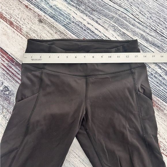 Lululemon LULULEMON Speed Tight III Ruched Ankle Black Full Legging Po Size 28" / US 6 / IT 42 - 8 Thumbnail