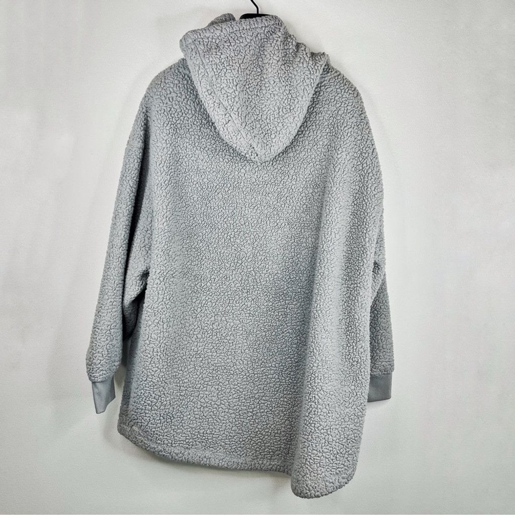 Hurley HURLEY Men’s Oversized Grey Fleece Hoodie Front Pocket M-L Size US M / EU 48-50 / 2 - 3 Thumbnail