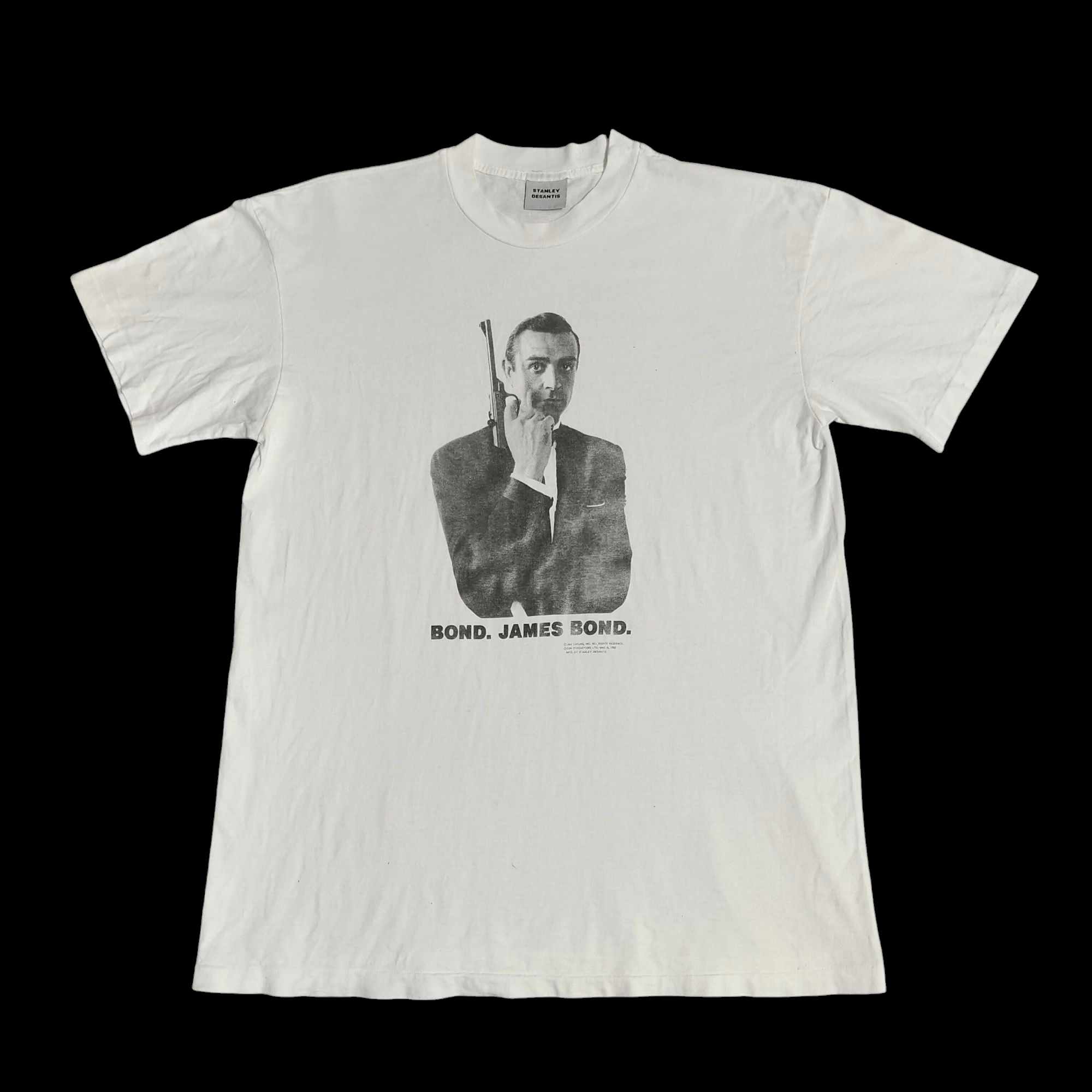 Star Of Hollywood × Vintage James Bond Sean Connery Stanley Desantis 90s T Shirt Size US L / EU 52-54 / 3 - 1 Thumbnail