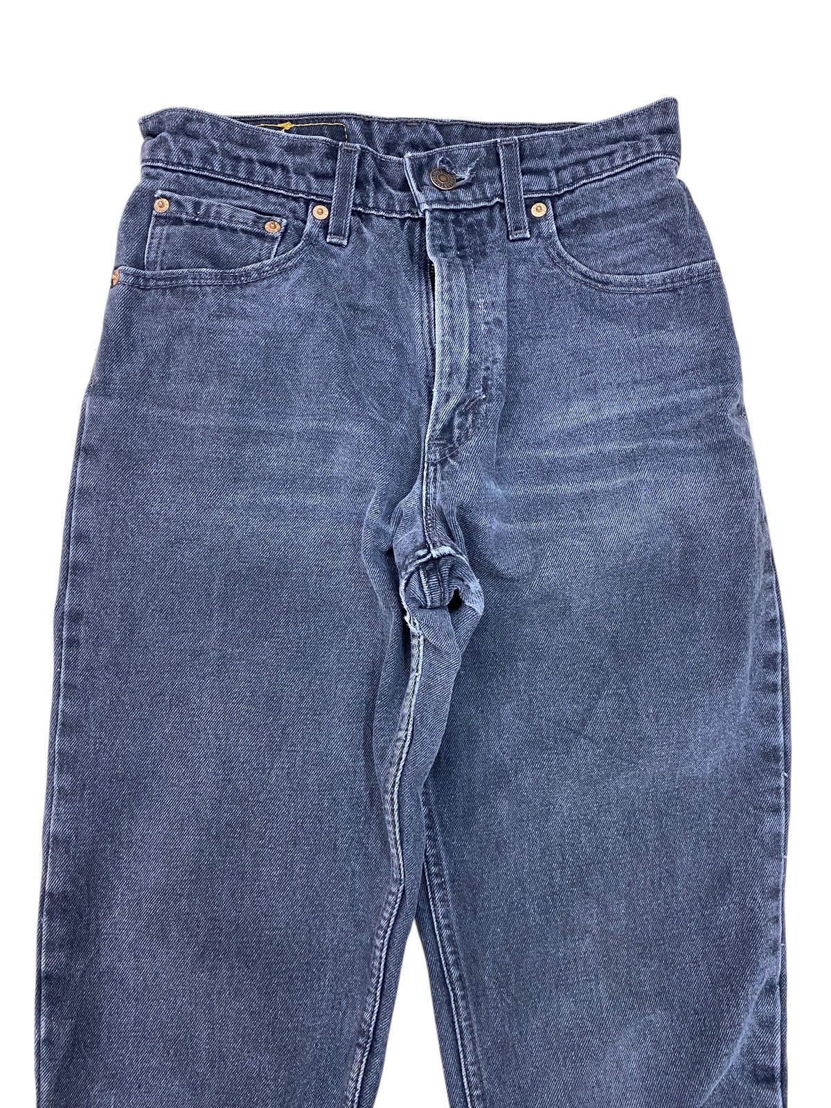 Levi's Levi’s 550 Black Wash Fit Tapered Leg Style Jeans Size US 26 / EU 42 - 2 Thumbnail