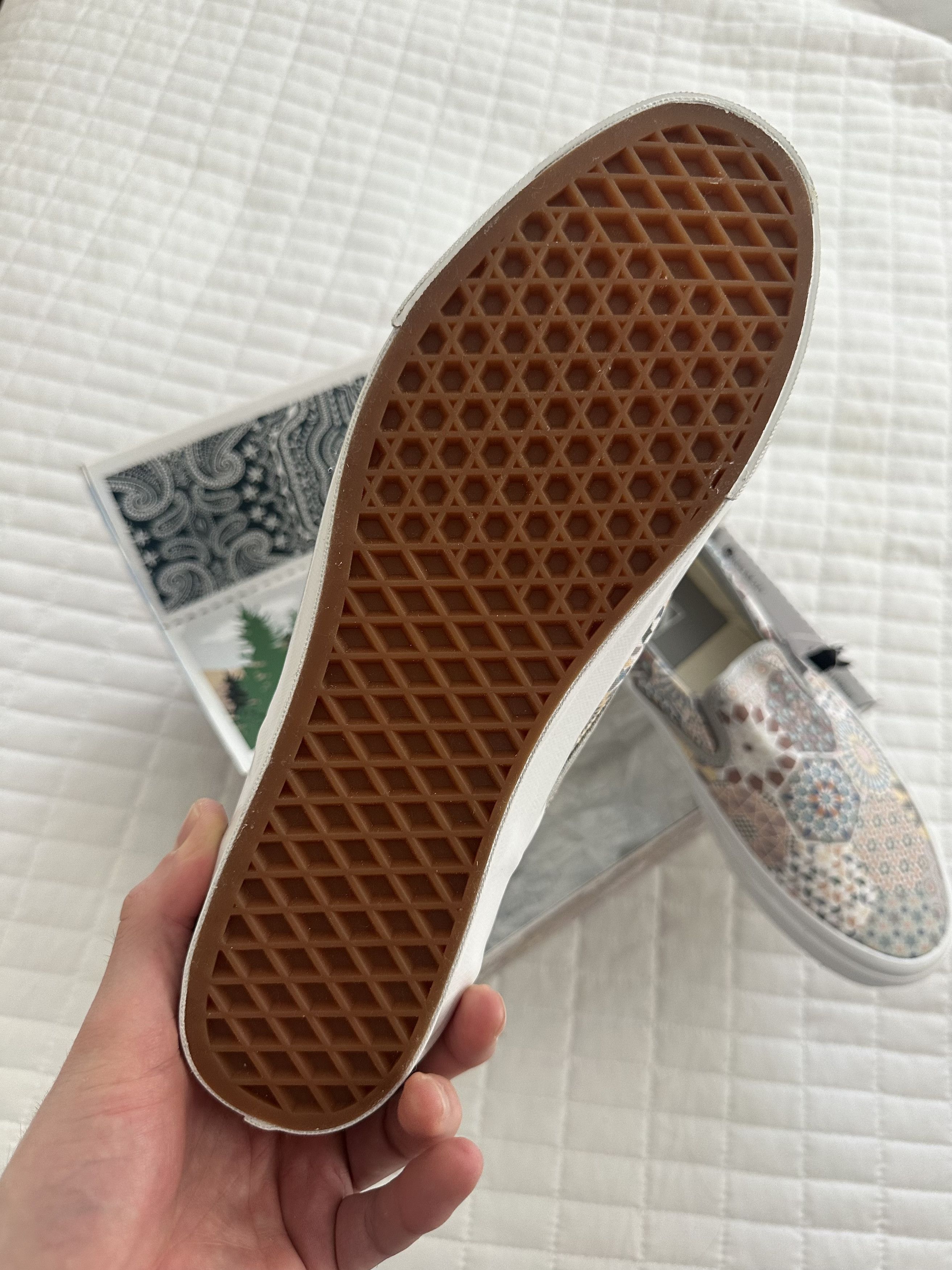 Kith × Vans NEW* KITH VANS OG CLASSIC SLIP ON 10TH MULTI TILE Size US 11.5 / EU 44-45 - 14 Thumbnail