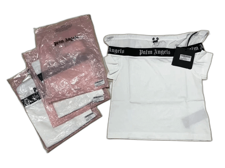 Palm Angels Palm Angels Off-Shoulder Short Sleeve Shirt-yf Size US XS / EU 42 / 0 - 1 Thumbnail