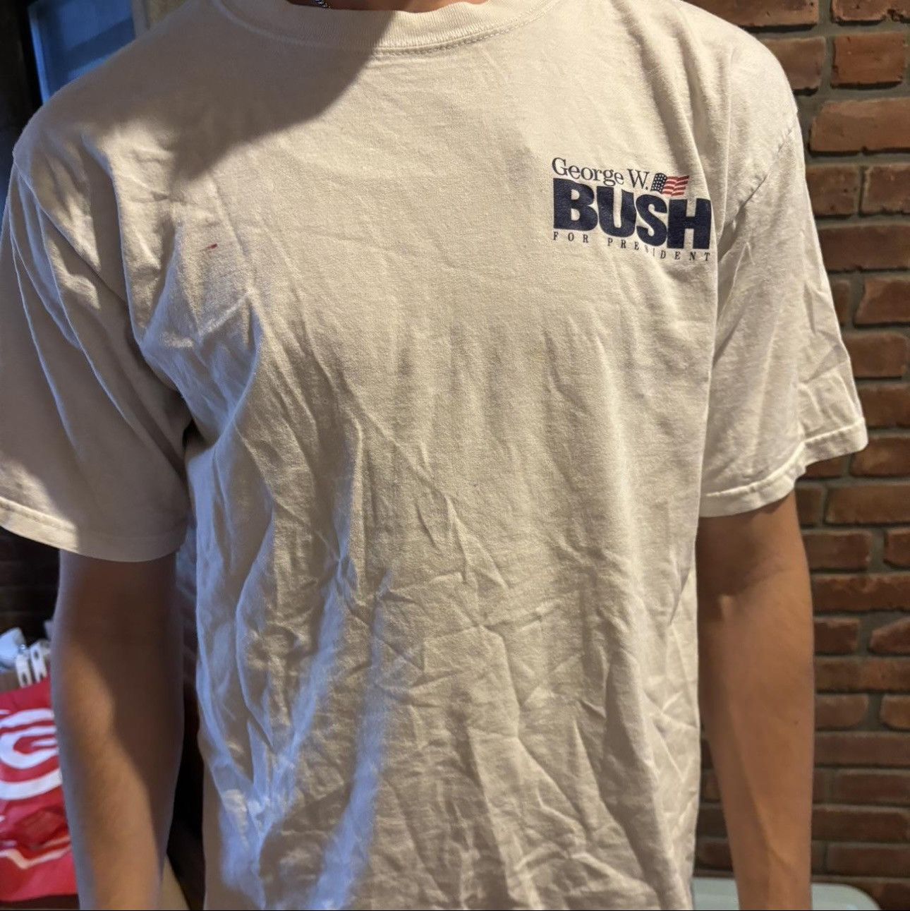 President's George W Bush vintage shirt president Size US L / EU 52-54 / 3 - 2 Thumbnail