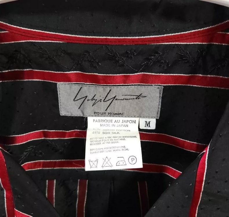 Yohji Yamamoto Yohji Yamamoto 1997 SS embroidered silk-blend shirt Size US M / EU 48-50 / 2 - 5 Thumbnail