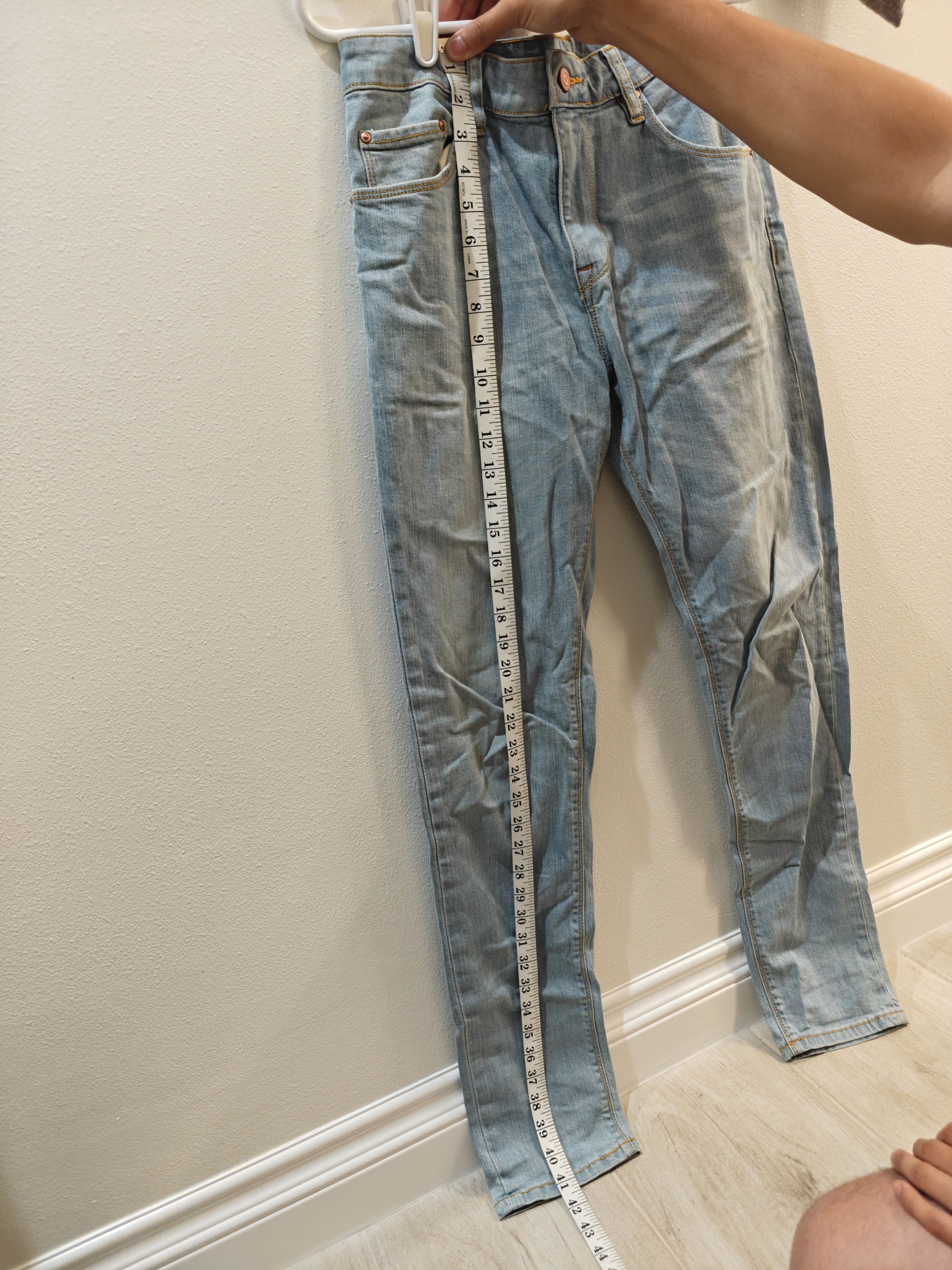 Asos Asos Light Blue Denim Size US 30 / EU 46 - 3 Thumbnail