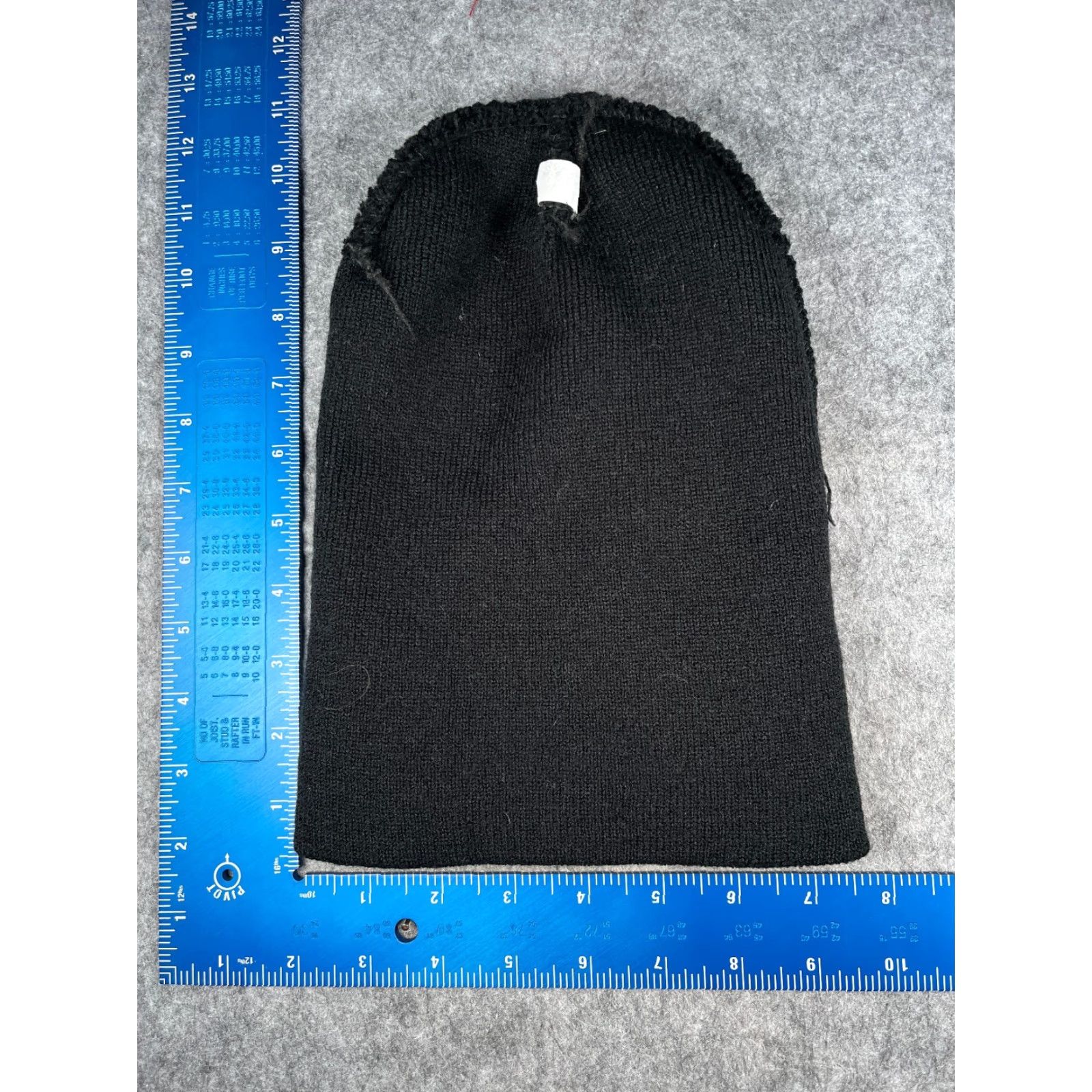 Vintage Inland Group Beanie Adult One Size Black Knit 100% Acrylic Embroidered Size ONE SIZE - 6 Thumbnail