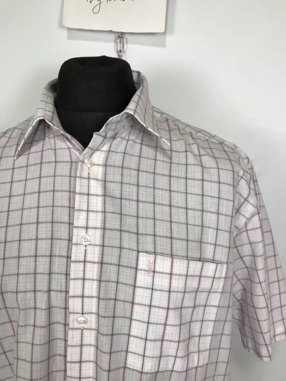 Designer × Vintage × Yves Saint Laurent Vintage Yves Saint Laurent shortsleeved shirt size L Size US L / EU 52-54 / 3 - 3 Thumbnail