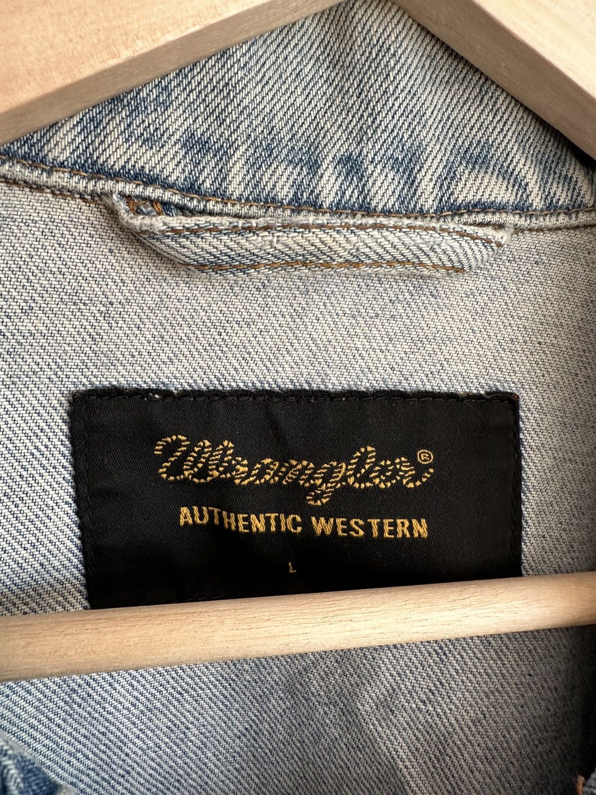 Vintage × Wrangler Wrangler denim jacket vintage streetwear Size US L / EU 52-54 / 3 - 5 Thumbnail