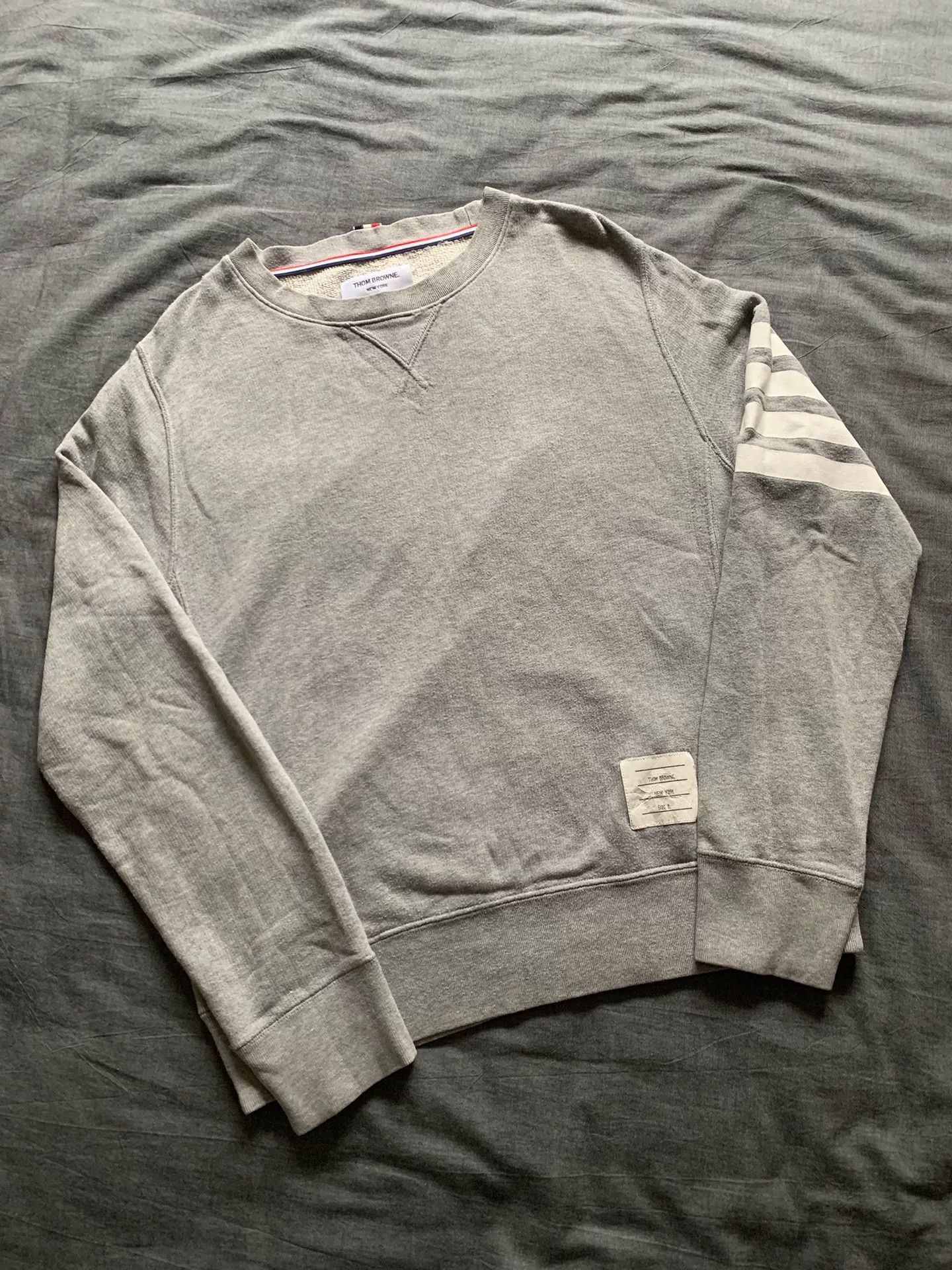 Thom Browne Thom Browne 4-Stripe Sweatshirt Size US M / EU 48-50 / 2 - 1 Thumbnail