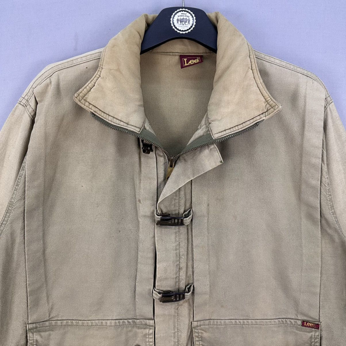 Lee Vintage 90's Lee Inspired US Navy M-43 Jacket Iron Buckle Size US L / EU 52-54 / 3 - 7 Thumbnail
