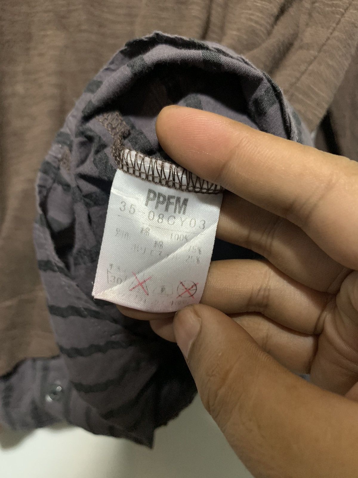 PPFM 2000s PPFM hybrid double layer assymetrical longsleeve Size US L / EU 52-54 / 3 - 12 Thumbnail