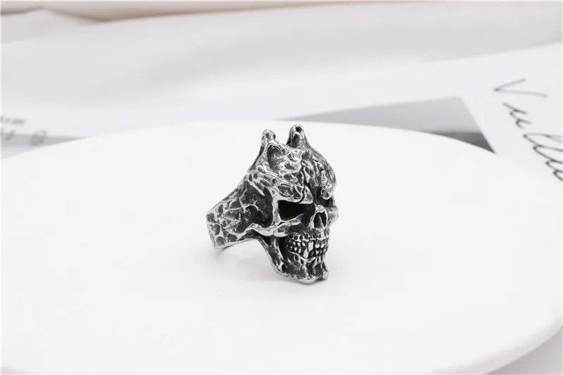 Jewelry Skeleton Design Dark Style Ring Size ONE SIZE - 4 Thumbnail
