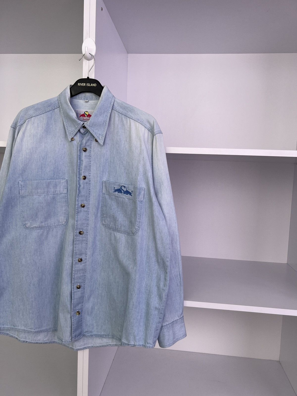 Red Bull × Vintage Vintage Petronas Red Bull Racing Button Up shirt Size US L / EU 52-54 / 3 - 7 Thumbnail