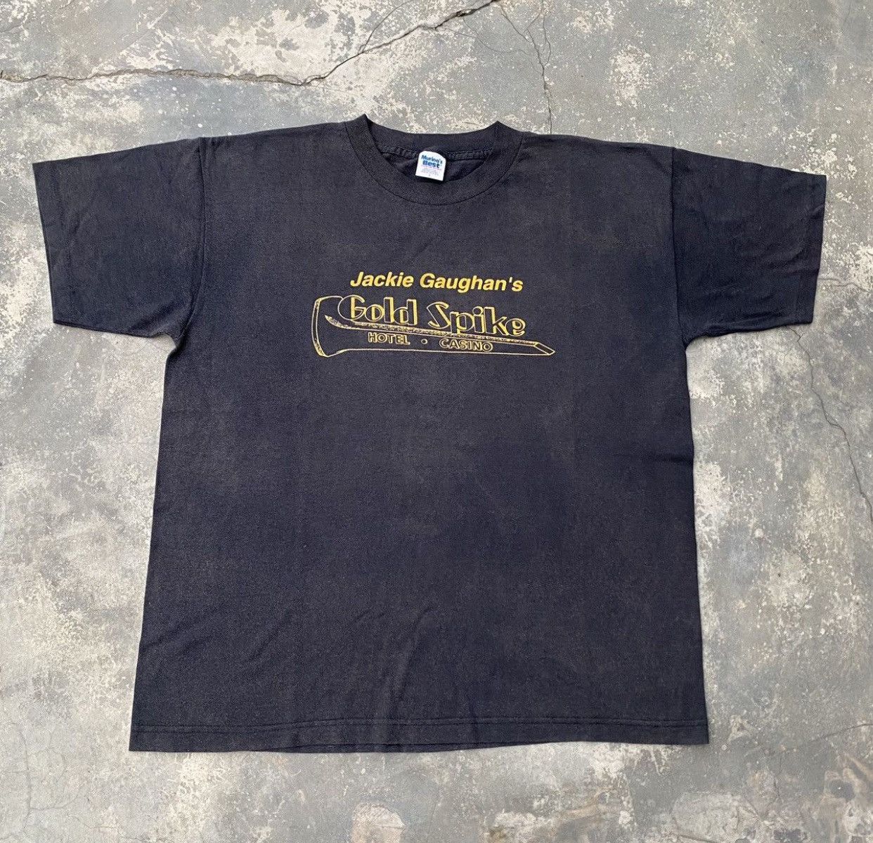 Vintage Faded 1980s Gold Spike tee Size US XXL / EU 58 / 5 - 1 Thumbnail