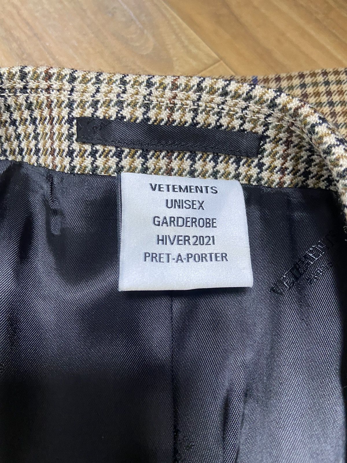 Vetements M Vetements Houndstooth Oversized two tone coat jacket Size US M / EU 48-50 / 2 - 3 Thumbnail