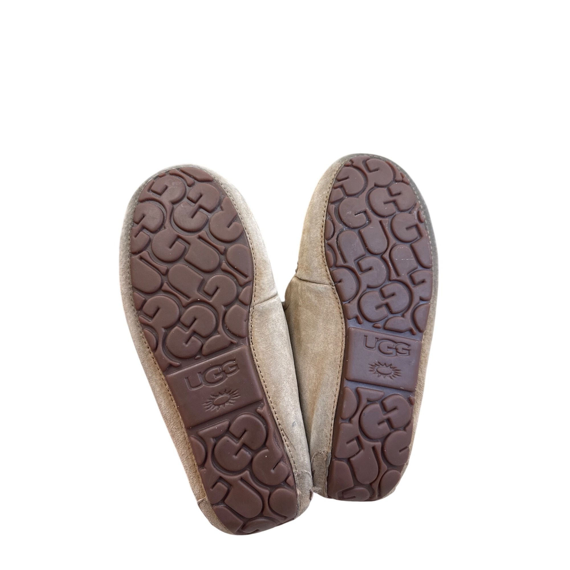 Ugg UGG Womens Brown Leather Fur-Lined Moccasin Slippers Ankle B Size US 6 / IT 36 - 7 Thumbnail