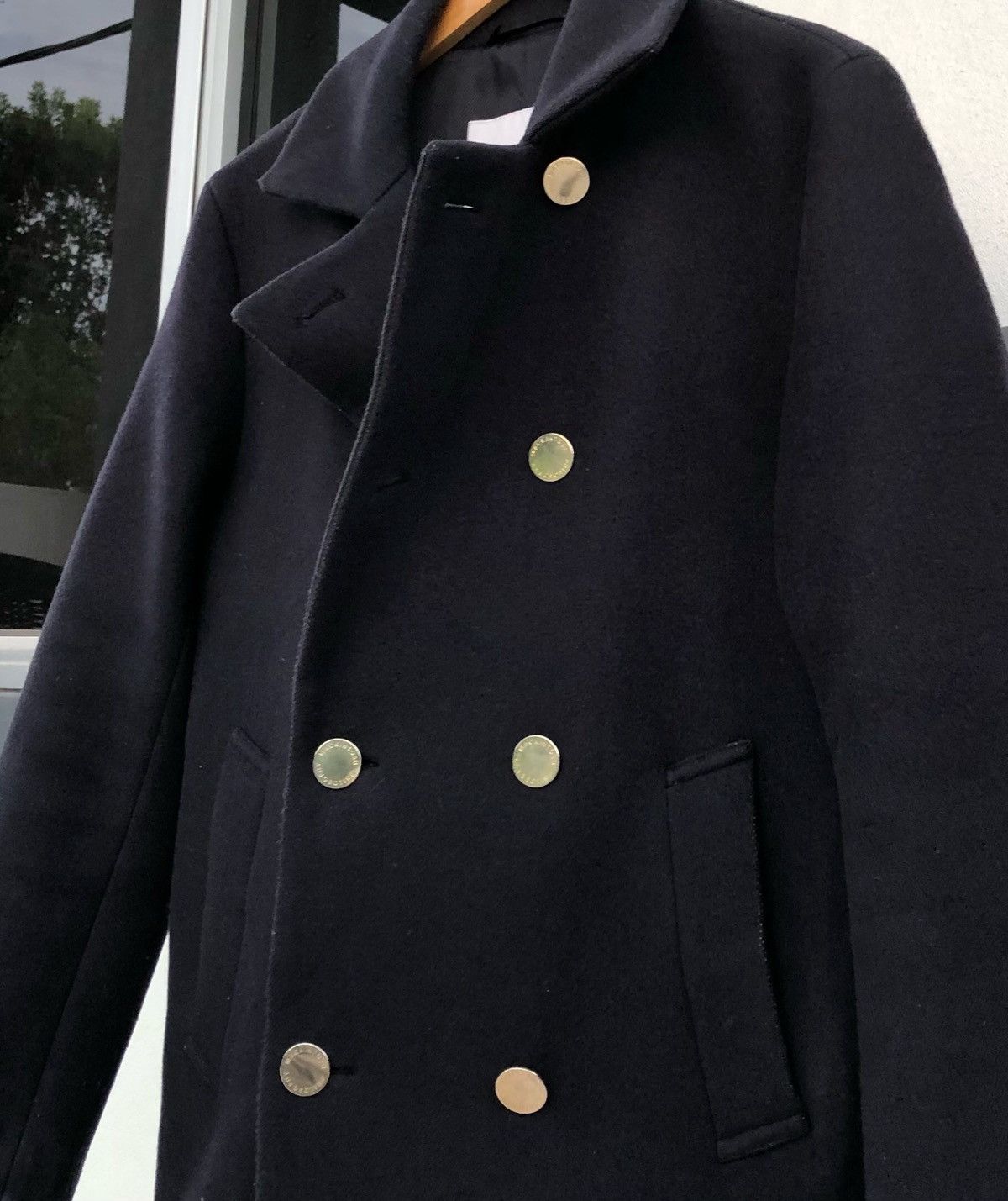 Mackintosh Mackintosh Philosophy Double Breasted Navy Blue Wool Peacoat Size US M / EU 48-50 / 2 - 7 Thumbnail