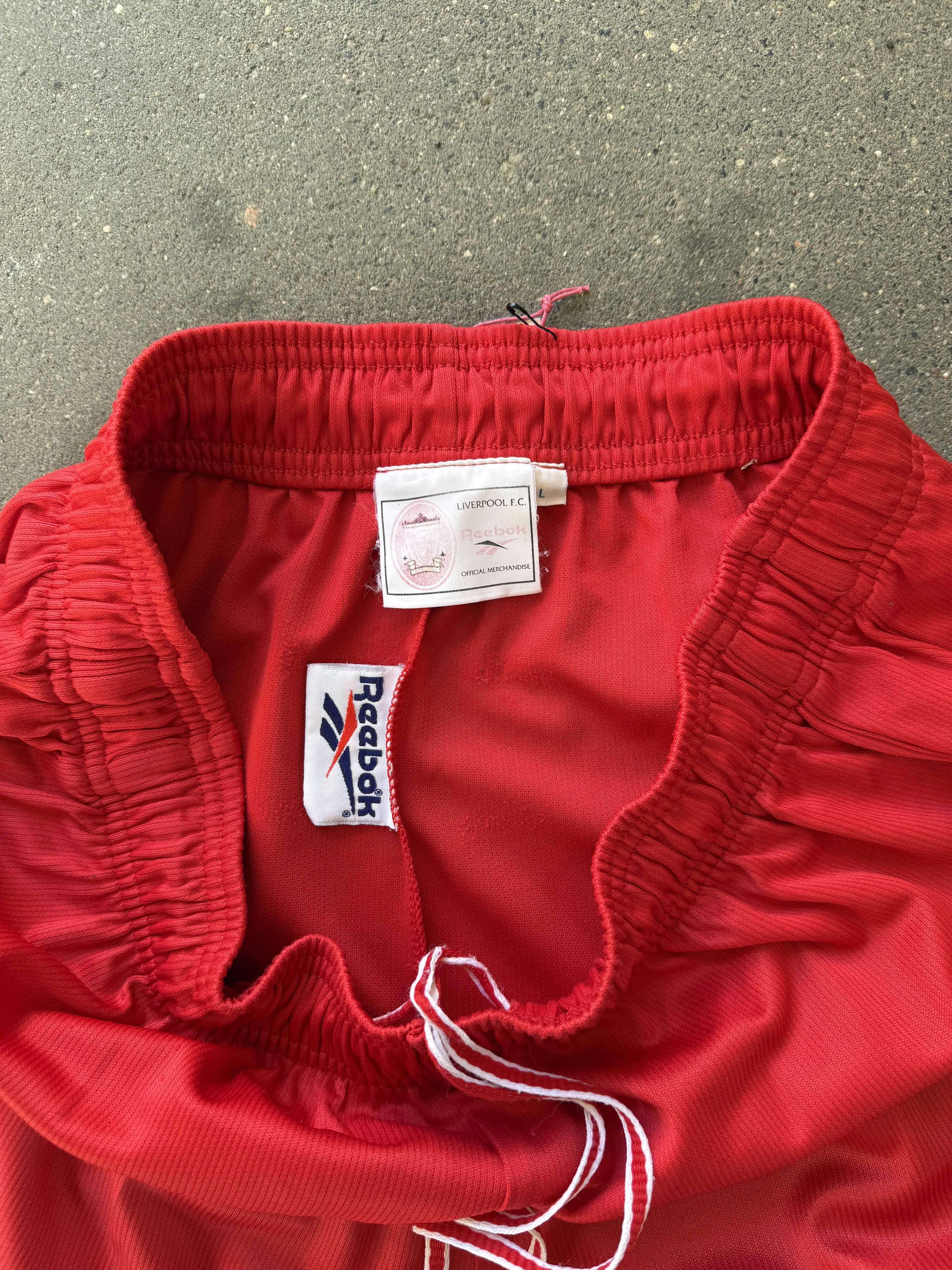 Reebok Liverpool Football Shorts Reebok Vintage 1996/1998 Red - L Size US 32 / EU 48 - 2 Thumbnail