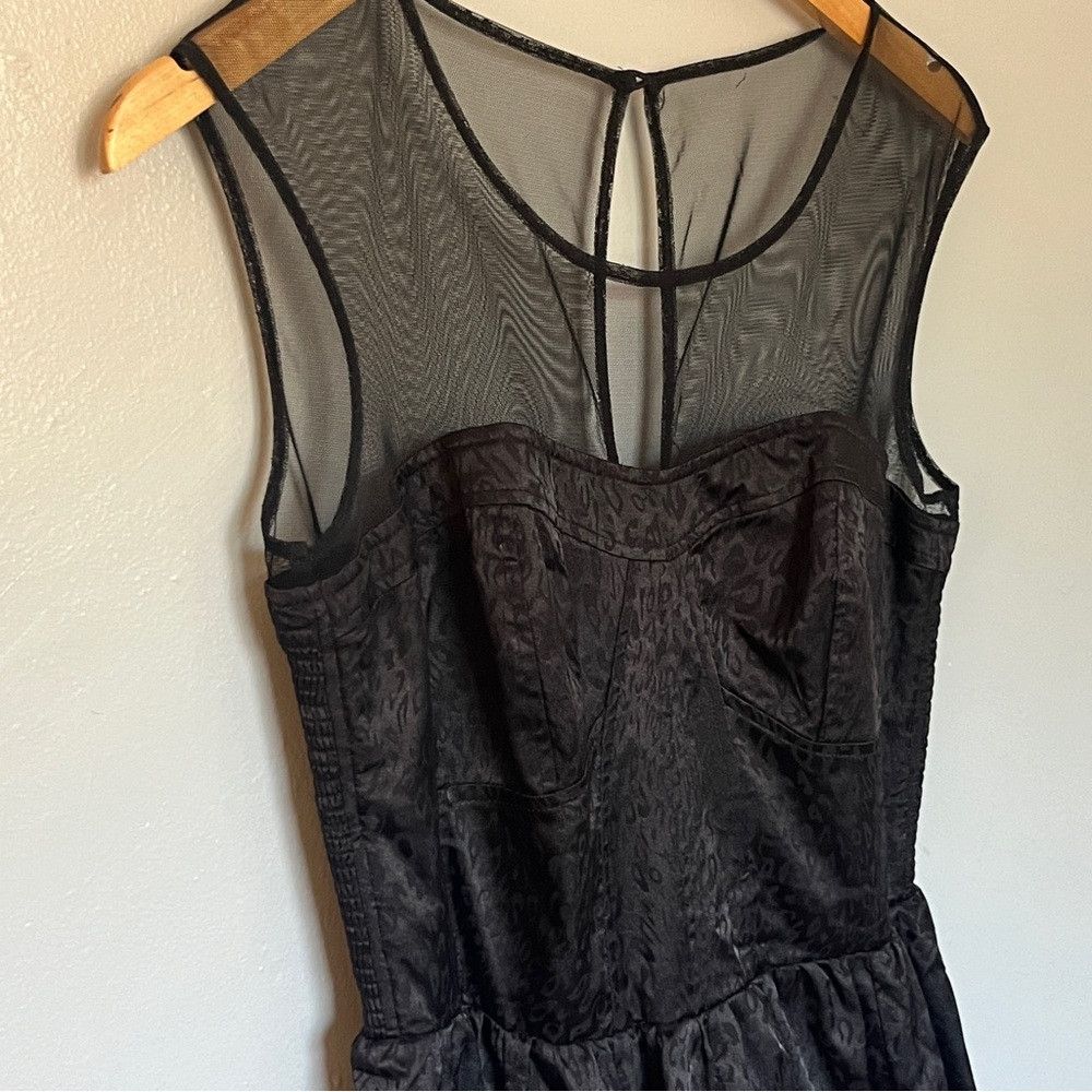 Guess GUESS Sleeveless Black Leopard Dress NWOT Sz.6 Medium Size ONE SIZE - 2 Thumbnail