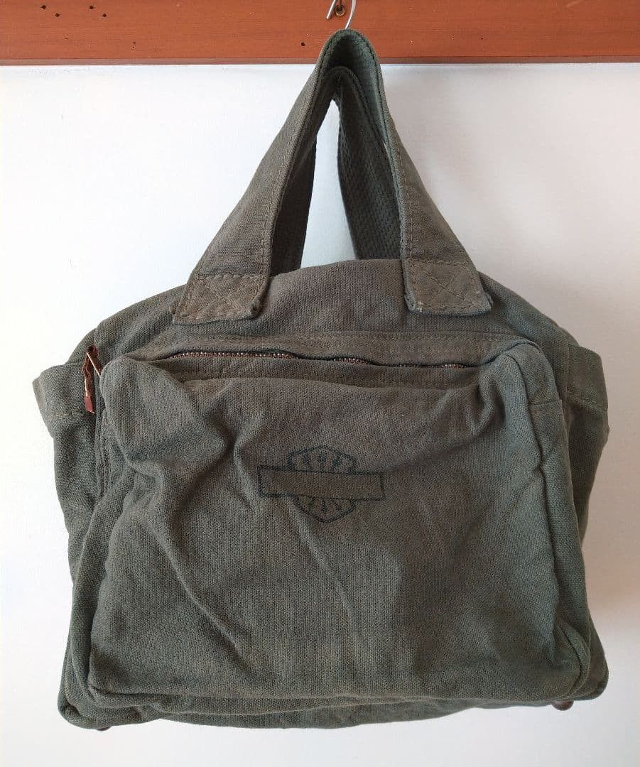 Kapital Archive Military Canvas Boston Bag Size ONE SIZE - 1 Thumbnail
