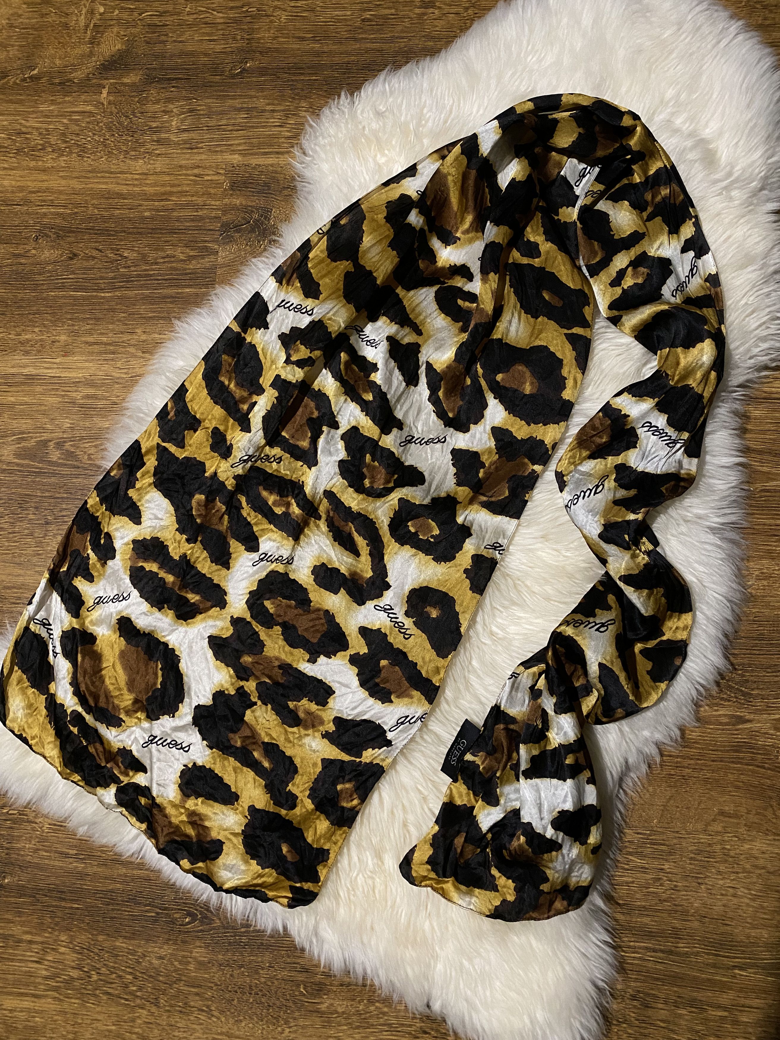 Guess Guess Leopard scarf Size ONE SIZE - 3 Thumbnail