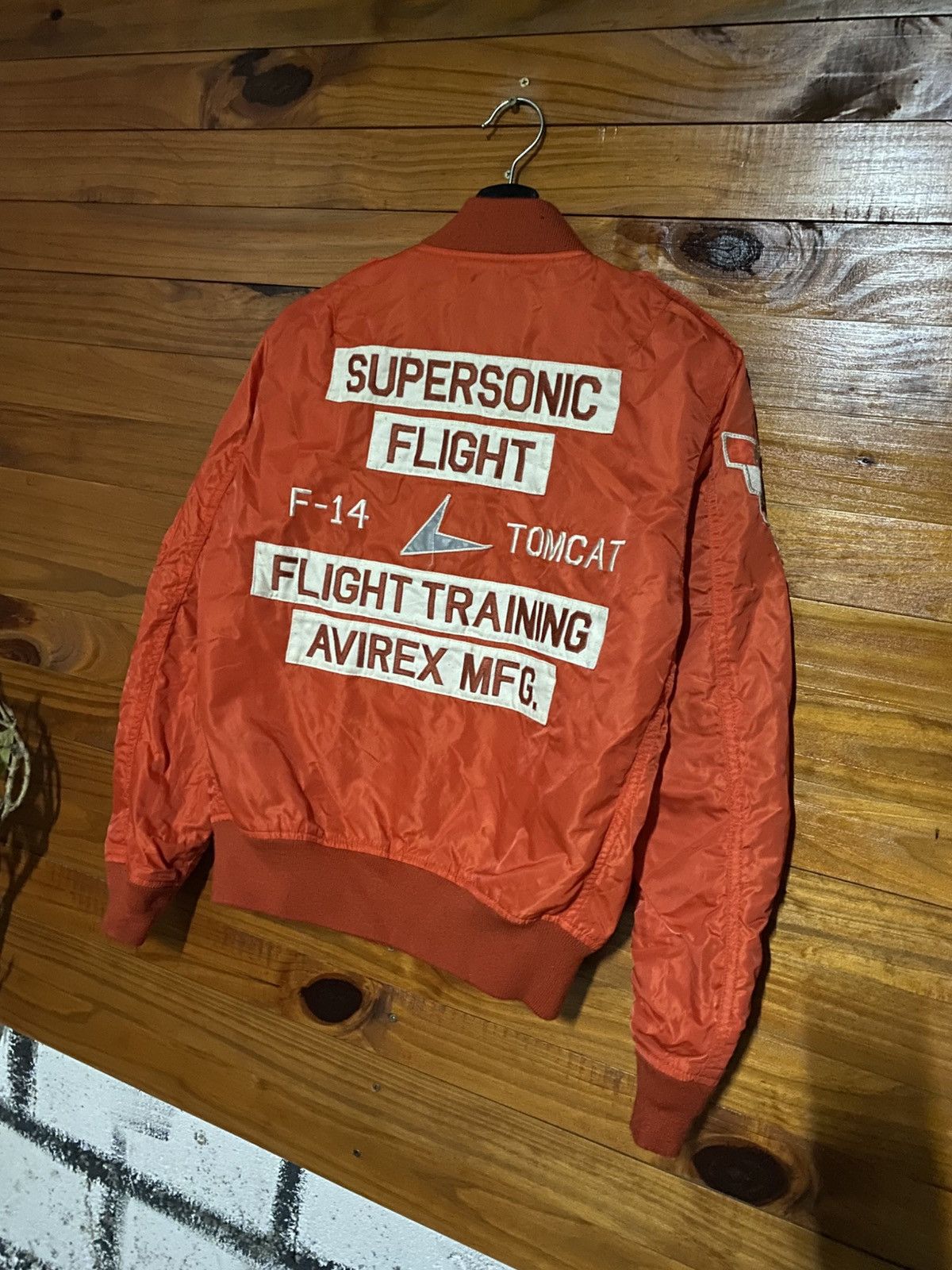 Avirex Avirex Supersonic Flight MA-1 Jacket F14 Tomcat Patch Bomber Size US M / EU 48-50 / 2 - 17 Thumbnail