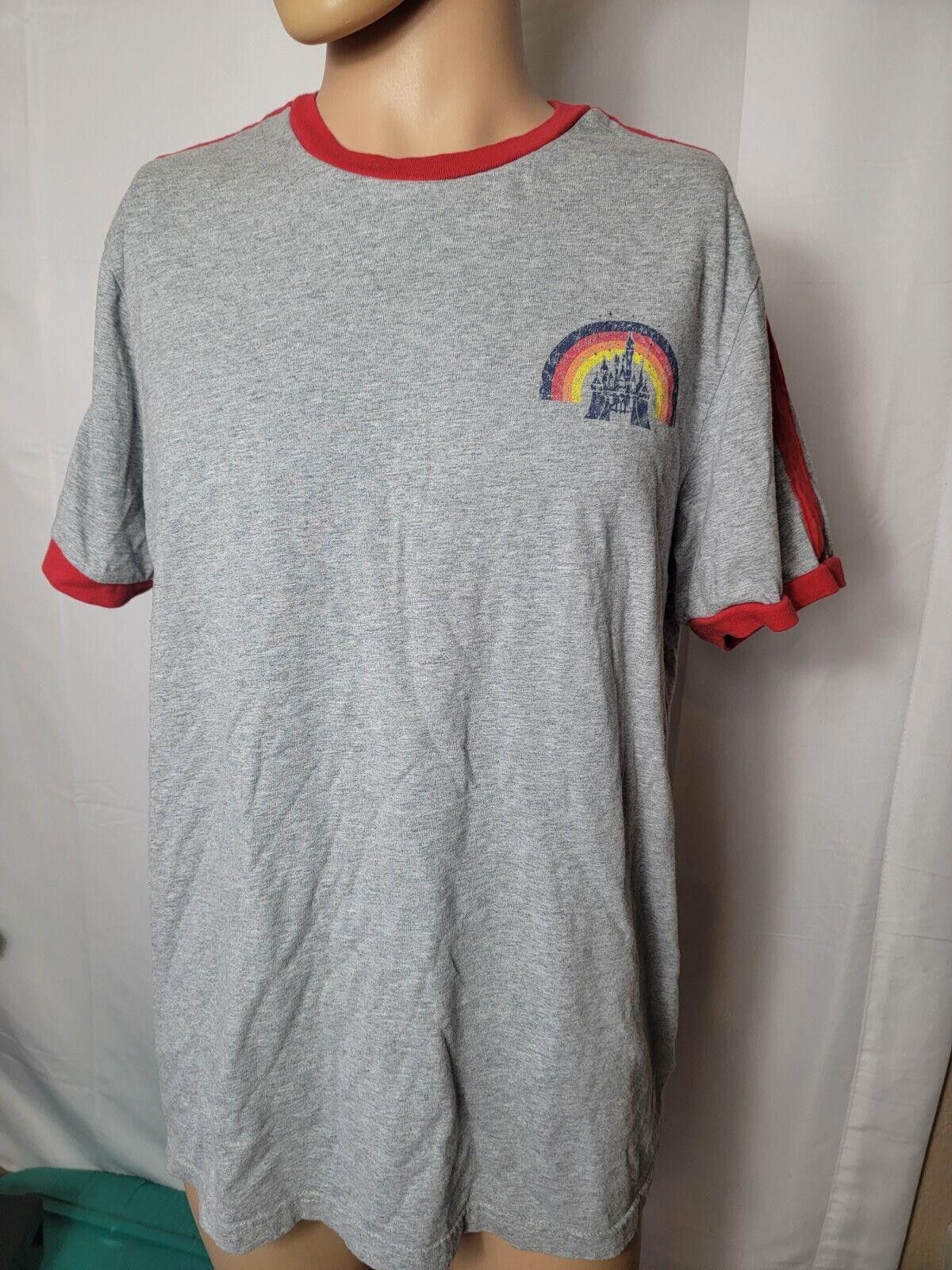 Disney Disney Ringer Shirt Disneyland Resort Gray Slim Fit Large Size ONE SIZE - 3 Thumbnail