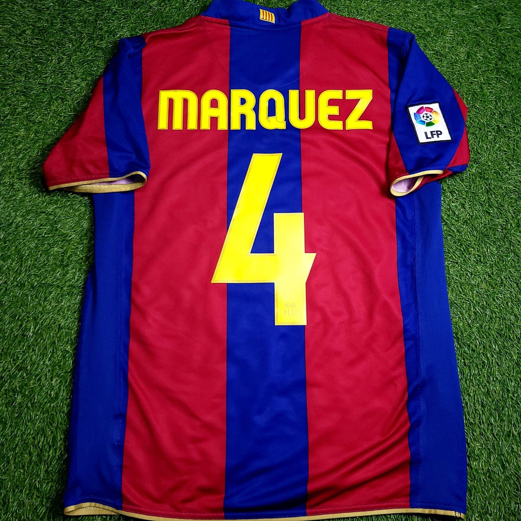 Nike Marquez Barcelona Anniversary 2007 2008 Soccer Jersey M Size US M / EU 48-50 / 2 - 1 Thumbnail