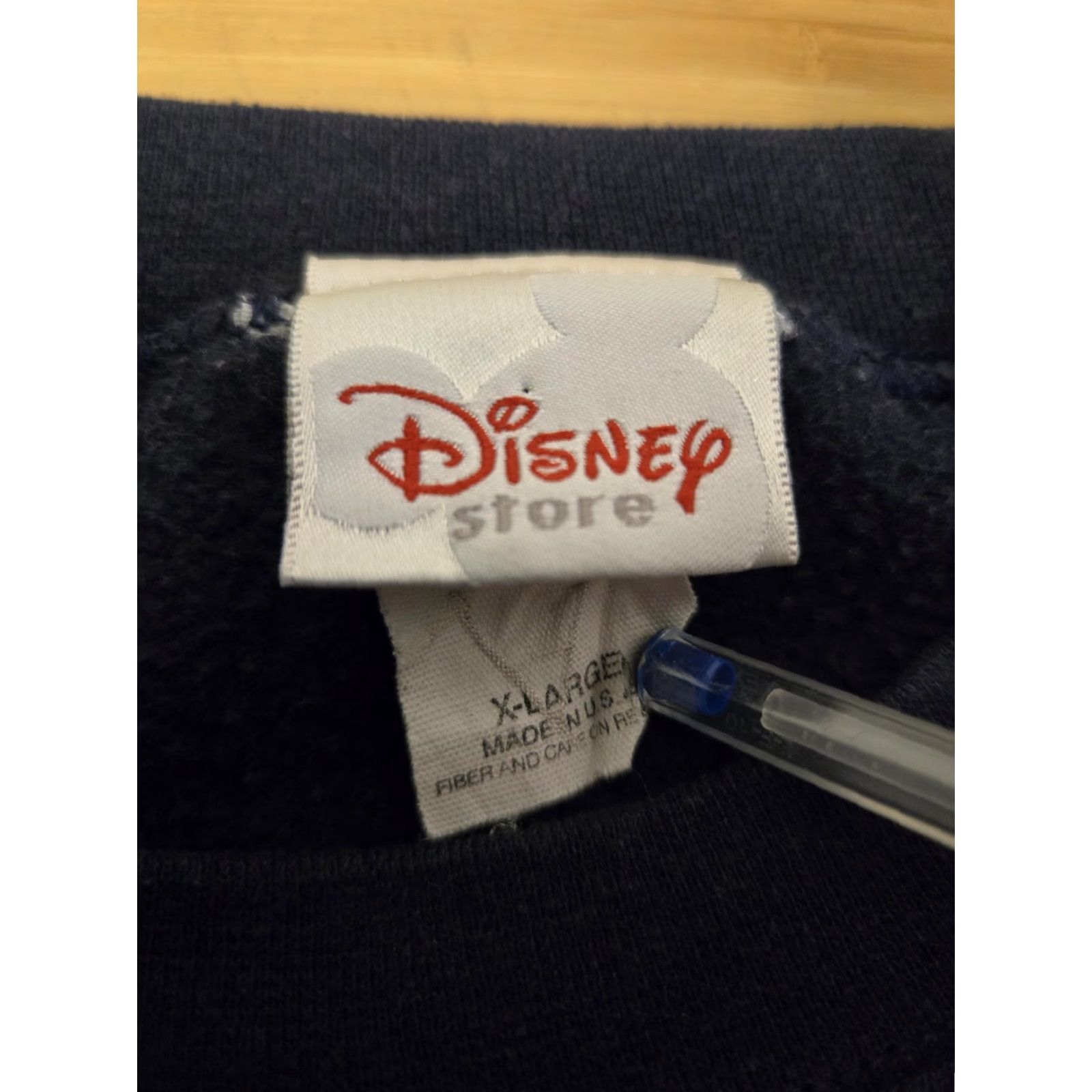 Disney VINTAGE Disney Sweatshirt Tinker Bell Mens XL Navy Blue Made in USA 90s Size US XL / EU 56 / 4 - 5 Thumbnail