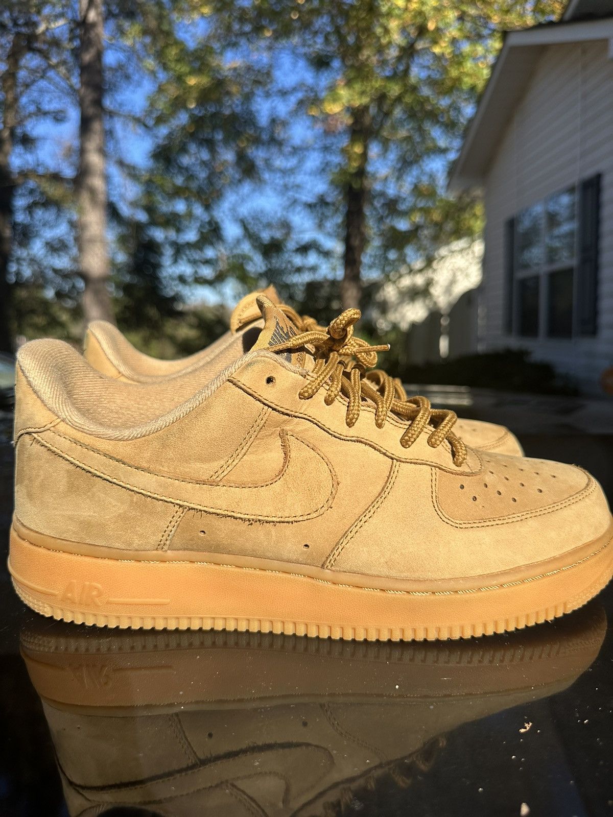 Nike air force 1 low flax Grailed